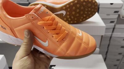 Nike Total 90 III TF Artificial Turf Soccer Shoes - Orange/White