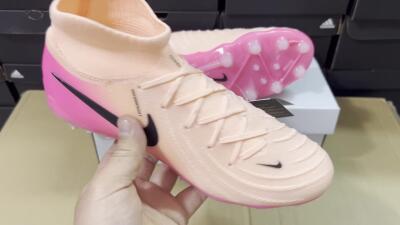 Nike Phantom Luna Elite AG Artificial Grass Soccer Cleats - Pink/Black