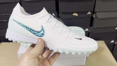 Nike Phantom GX 2 Elite TF Artificial Turf Soccer Shoes - Beige/Green