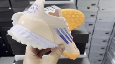 Adidas F50 Elite TF Artificial Turf Soccer Shoes - Orange/Blue/White