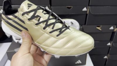 Adidas F50 Elite FG Firm Ground Soccer Cleats - Gold/Black/White