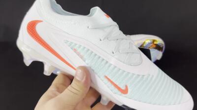 Nike Phantom 6 Low Elite FG Firm Ground Soccer Cleats - Jade/White/Red