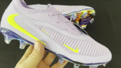 Nike Phantom 6 Low Elite FG Firm Ground Soccer Cleats - Purple/Yellow/Gold