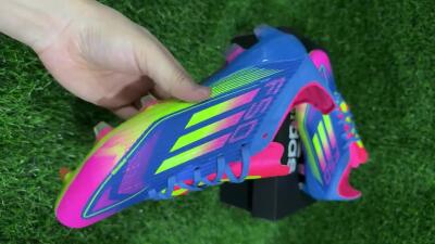 Adidas F50 Elite FG Firm Ground Soccer Cleats - Blue/Yellow/Pink