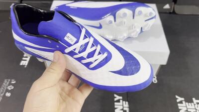 Nike Hypervenom Phantom FG Firm Ground Soccer Cleats - White/Blue