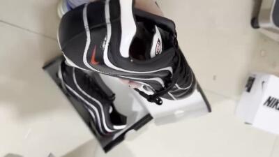 Nike Mercurial Vapor R9 FG Firm Ground Soccer Cleats - Black/White/Red