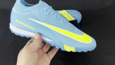 Nike Air Zoom Mercurial Vapor 16 Elite TF Artificial Turf Soccer Shoes - Blue/Yellow/White