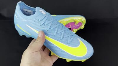Nike Air Zoom Mercurial Vapor 16 Elite FG Firm Ground Soccer Cleats - Blue/Yellow/White