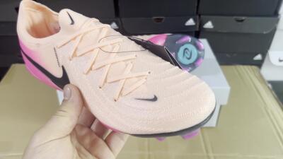 Nike Phantom GX 2 Elite FG Firm Ground Soccer Cleats - Pink/Black