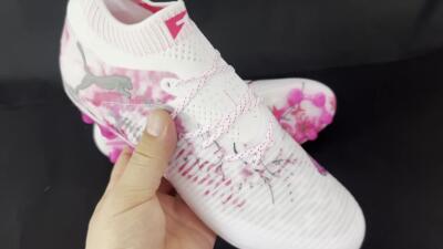 Puma Future 8 Ultimate MG Multi Ground Soccer Cleats - White/Black/Red