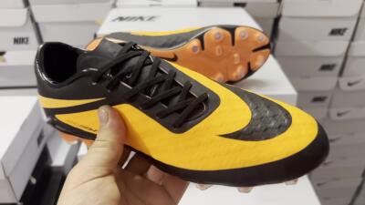Nike Hypervenom Phantom FG Firm Ground Soccer Cleats - Orange/Black