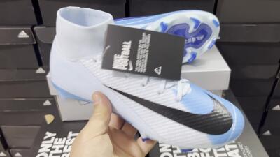 Nike Air Zoom Mercurial Superfly 10 Elite FG Firm Ground Soccer Cleats - Jade/Blue/Black