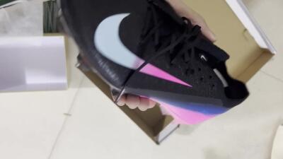 Nike Air Zoom Mercurial Vapor 16 Elite FG Firm Ground Soccer Cleats - Black/White/Pink