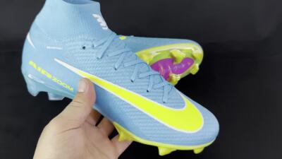 Nike Air Zoom Mercurial Superfly 10 Elite FG Firm Ground Soccer Cleats - Jade/Yellow/White