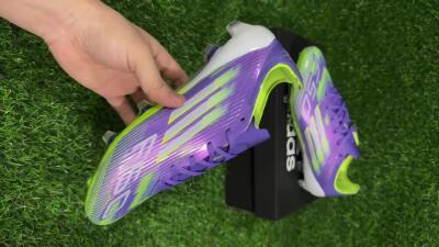 Adidas F50 Elite FG Firm Ground Soccer Cleats - Purple/Yellow/White