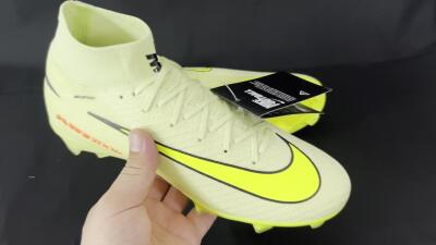 Nike Air Zoom Mercurial Superfly 10 Elite FG Firm Ground Soccer Cleats - Yellow/Black/Red