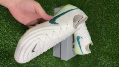 Nike Phantom GX 2 Elite AG Artificial Grass Soccer Cleats - Beige/Black/Jade