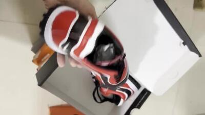 Nike Mercurial R9 1998 TF Artificial Turf Soccer Shoes - Red/Black/White