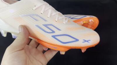 Adidas F50+ Lightstrike Pro Laceless FG Firm Ground Soccer Cleats - Red/Blue/White