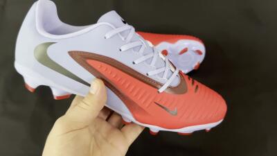 Nike Phantom 6 Elite FG Firm Ground Soccer Cleats - Red/Blue/Black