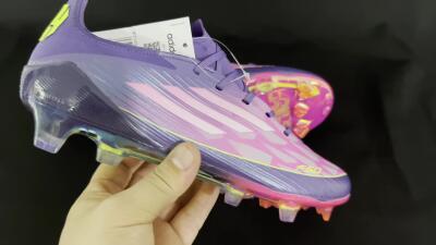 Adidas F50 Elite FG Firm Ground Soccer Cleats - Pink/Yellow/Blue