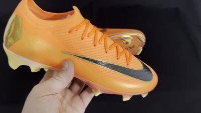 Nike Air Zoom Mercurial Vapor 16 Elite FG Firm Ground Soccer Cleats - Red/Black/Gold