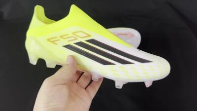 Adidas F50 Elite FG Firm Ground Soccer Cleats - Yellow/White/Black