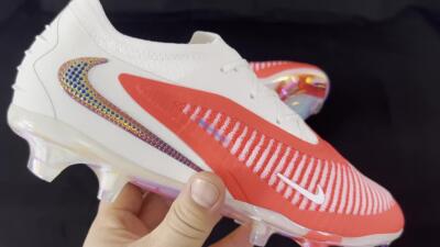 Nike Phantom 6 Elite Low FG Firm Ground Soccer Cleats - Red/White/Black