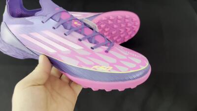 Adidas F50 Elite TF Artificial Turf Soccer Shoes - Pink/Purple/Yellow