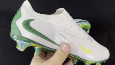 Nike Phantom 6 Low Elite FG Firm Ground Soccer Cleats - White/Silver/Gold