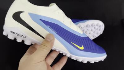 Nike Phantom 6 Low Elite TF Artificial Turf Soccer Shoes - Blue/White/Black