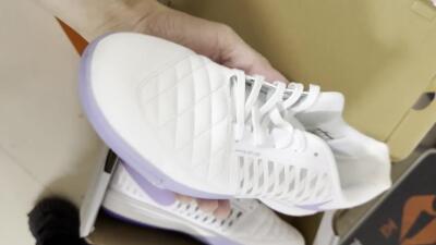Nike Lunar Gato 2 IC Indoor & Futsal Soccer Shoes - White/Lavender Bliss/Soft Lilac