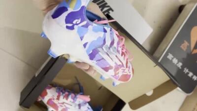 Adidas F50 Elite FG Firm Ground Soccer Cleats - White/Bubblegum Pink/Denim Blue