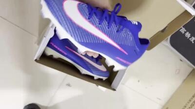 Nike Air Zoom Mercurial Vapor 16 Elite FG Firm Ground Soccer Cleats - Blue/Electric Blue/Radiant Pink