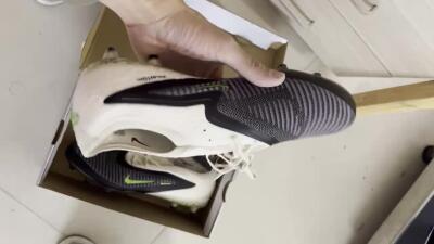 Nike Phantom 6 Low Elite AG Artificial Grass Soccer Cleats - Black/Electric Green/Crimson White