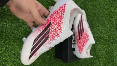 Adidas F50 Elite FG Firm Ground Soccer Cleats - White/Rose Pink/Black