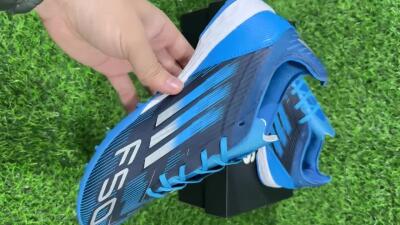 Adidas F50 Pro TF Artificial Turf Soccer Shoes - Blue/Electric Blue/Deep Navy