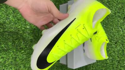 Nike Air Zoom Mercurial Vapor 17 Elite FG Firm Ground Soccer Cleats - Yellow/Vibrant Yellow/Sleek Black