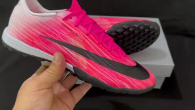 Nike Air Zoom Mercurial Superfly 11 Elite TF Artificial Turf Soccer Shoes - Pink/Neon Pink/Black