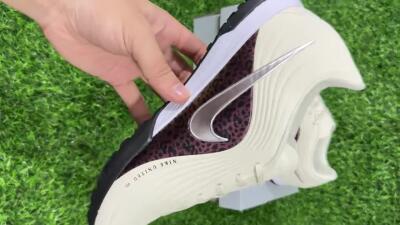Nike Tiempo Legend 11 Elite TF Artificial Turf Soccer Shoes - Beige/Warm Beige/Leopard Purple