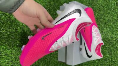 Nike Phantom 6 Elite Low FG Firm Ground Soccer Cleats - Pink/Bright Pink/White