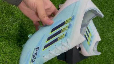 Adidas F50 Elite FG Firm Ground Soccer Cleats - Aqua/Electric Blue/Shimmering Lime