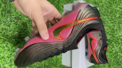 Nike Tiempo Legend 11 Elite FG Firm Ground Soccer Cleats - Black/Crimson Red/Metallic Gold