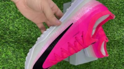 Nike Air Zoom Mercurial Vapor 17 Elite TF Artificial Turf Soccer Shoes - Pink/Hyper Pink/White