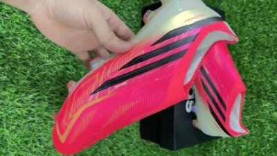 Adidas F50 Hyperfast Elite Laceless FG Firm Ground Soccer Cleats - Pink/Solar Pink/Iridescent