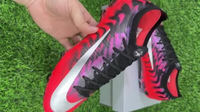 Nike Air Zoom Mercurial Vapor 17 Elite FG Firm Ground Soccer Cleats - Red/Bright Crimson/Metallic Silver