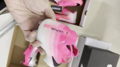 Nike Air Zoom Mercurial Vapor 17 Elite FG Firm Ground Soccer Cleats - Pink/Hyper Pink/Platinum Tint