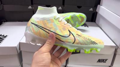 Nike Air Zoom Mercurial Superfly 9 Elite FG Firm Ground Soccer Cleats - Blue/Green