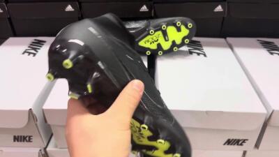 Nike Air Zoom Mercurial Superfly 9 Elite AG Artificial Grass Soccer Cleats - Black/Green