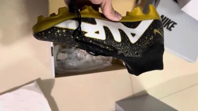 Nike Air Zoom Mercurial Superfly 9 Elite FG Firm Ground Soccer Cleats - Black/Gold